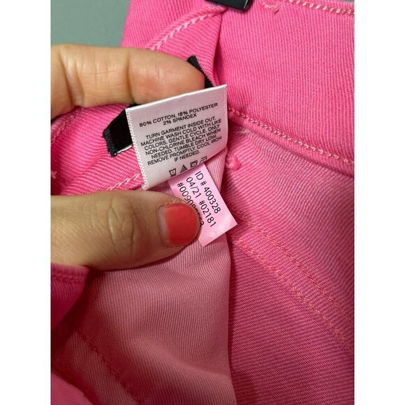 Express Women's 8 Super High Rise Mom Jean Pink NWT - Picture 11 of 11